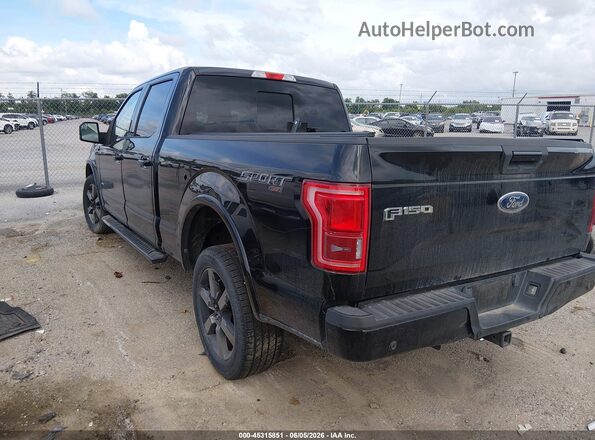 1FTFW1EG5GFC37076 2016 FORD F150 Black 