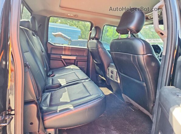 1FTFW1EG8GFA25370 2016 FORD F150 Black Հետևի նստատեղերի տեսք