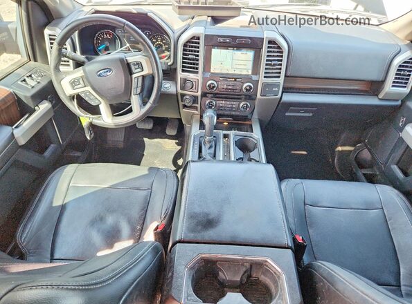 1FTFW1EG8GFA25370 2016 FORD F150 Black Առջևի վահանակի տեսք