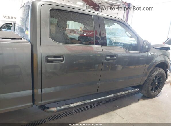 1FTFW1EG9JFD74402 2018 FORD F150 Gray Rear interior view