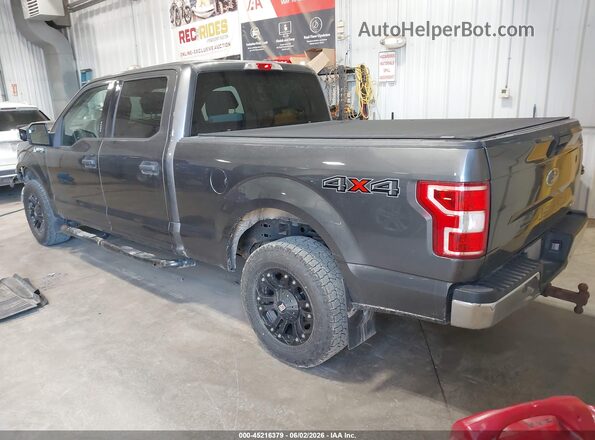 1FTFW1EG9JFD74402 2018 FORD F150 Gray Rear left