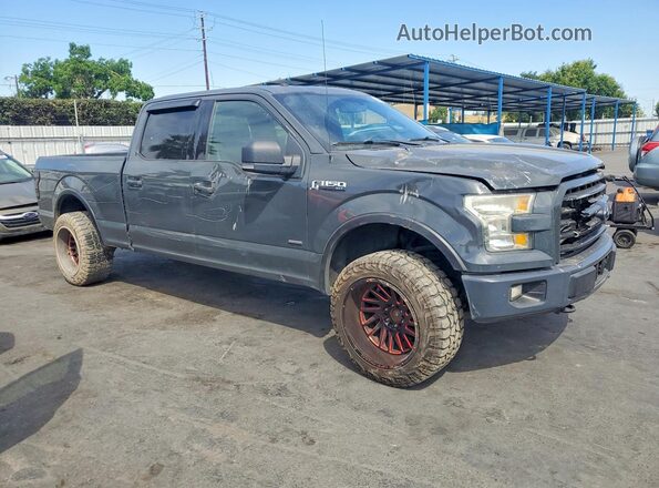1FTFW1EGXGFD05159 2016 FORD F150 Gray 