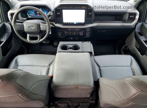 1FTFW1L59RKD36673 2024 FORD F150 White Dashboard view
