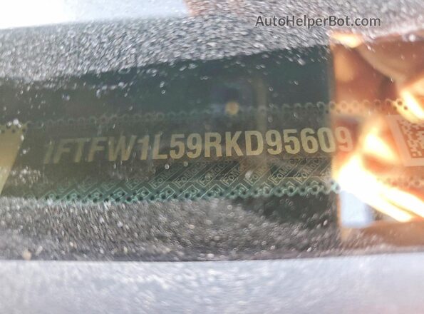 1FTFW1L59RKD95609 2024 FORD F150 Gray Vista del compartimento del motor