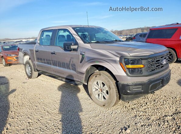 1FTFW1L59RKD95609 2024 FORD F150 Gray Delantero derecho