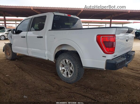 1FTFW1P81NKE33638 2022 FORD F-150 POLICE RESPONDER White Հետևի ձախ