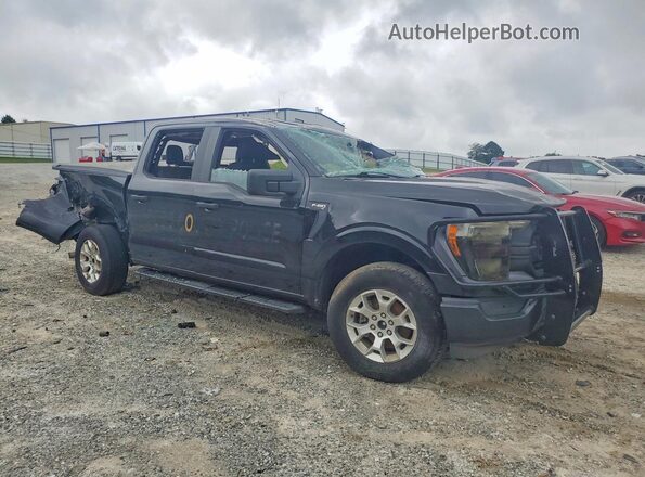 1FTFW1P8XMKE68080 2021 FORD F150 Черный Передняя правая четверть
