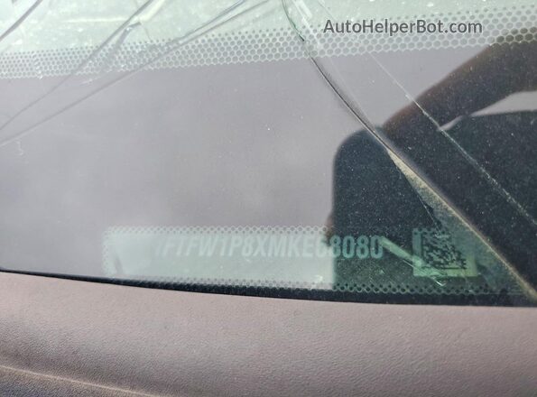 1FTFW1P8XMKE68080 2021 FORD F150 Черный Вид подкапотного пространства