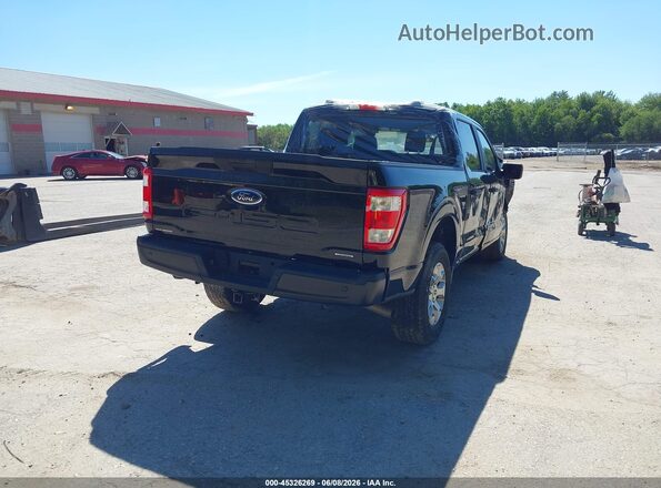 1FTFW1P8XNKE89965 2022 FORD F-150 POLICE RESPONDER Black უკანა მარჯვენა