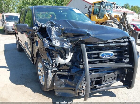 1FTFW1P8XNKE89965 2022 FORD F-150 POLICE RESPONDER Black წინა ხედი