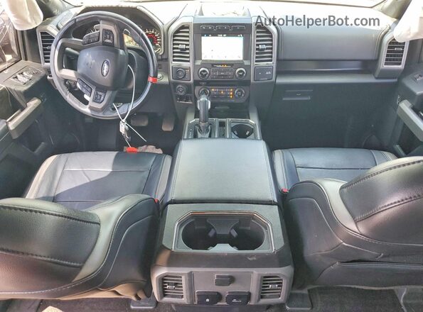1FTFW1RG0HFC90294 2017 FORD F150 White Առջևի վահանակի տեսք