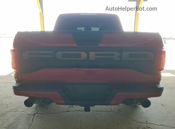 1FTFW1RG0LFA07420 2020 FORD F150 Maroon Вид ззаду
