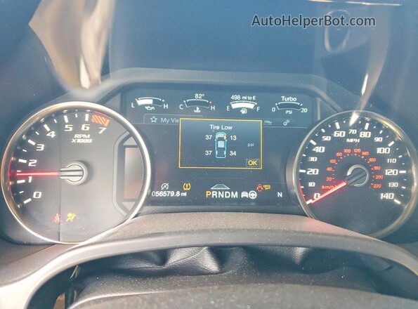 1FTFW1RG0LFA15288 2020 FORD F150 Blue Vista del cuadro de instrumentos