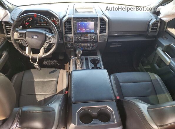1FTFW1RG0LFA15288 2020 FORD F150 Blue Vista del salpicadero