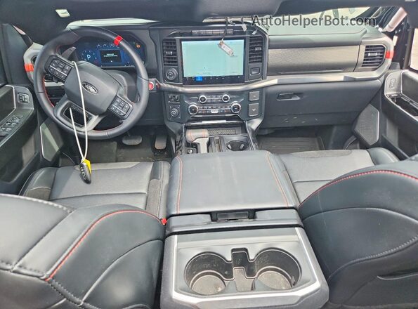 1FTFW1RG0RFC18335 2024 FORD F150 Black Vista del salpicadero