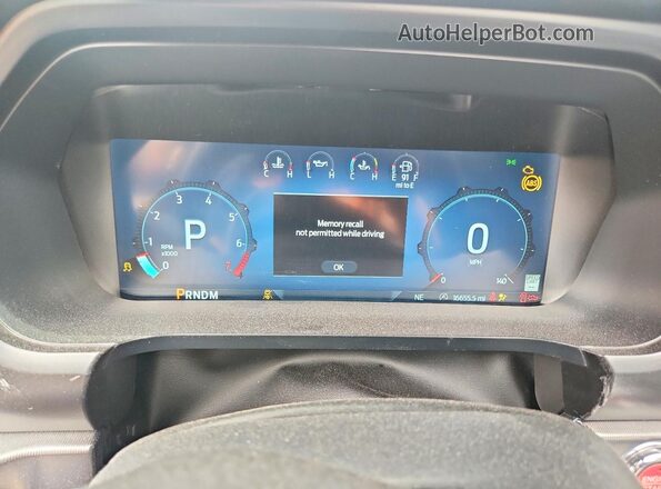 1FTFW1RG0RFC18335 2024 FORD F150 Black Vista del cuadro de instrumentos