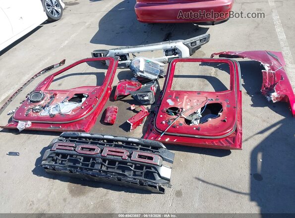 1FTFW1RG0TFA22967 2026 FORD F150 Red Սարքավորումների վահանակի տեսք
