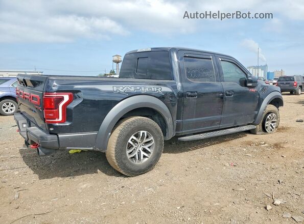 1FTFW1RG1JFE40788 2018 FORD F150 Black Tył prawy