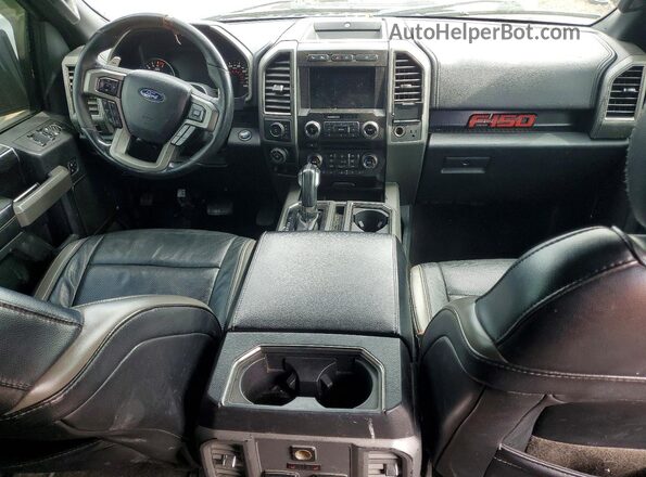 1FTFW1RG1JFE40788 2018 FORD F150 Black Widok deski rozdzielczej