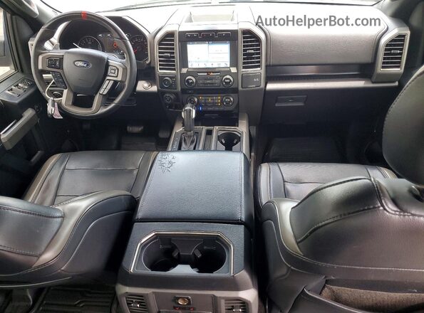 1FTFW1RG2HFA39115 2017 FORD F150 Black Vista del salpicadero