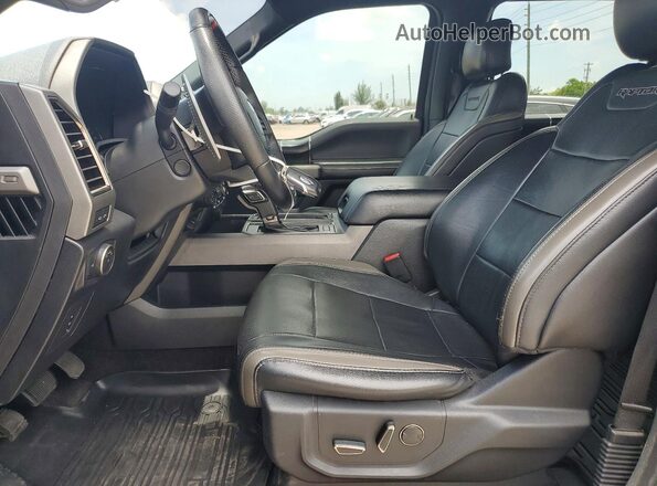 1FTFW1RG2HFA39115 2017 FORD F150 Black Vista interior delantera