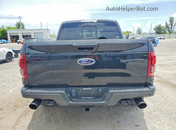 1FTFW1RG2HFA39115 2017 FORD F150 Black Vista trasera