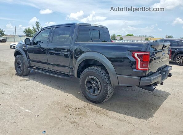 1FTFW1RG2HFA39115 2017 FORD F150 Black Trasero izquierdo