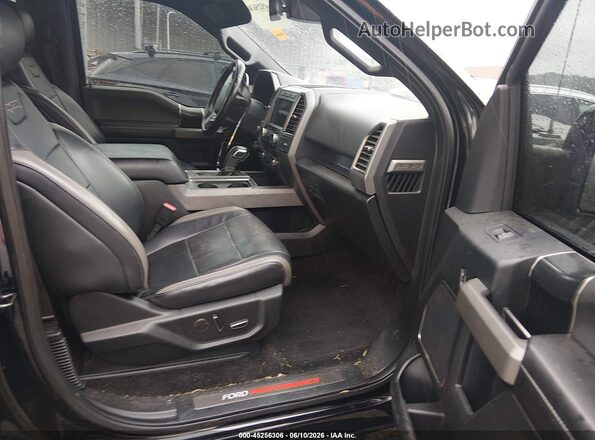 1FTFW1RG2HFA64533 2017 FORD F150 Black Vista interior delantera