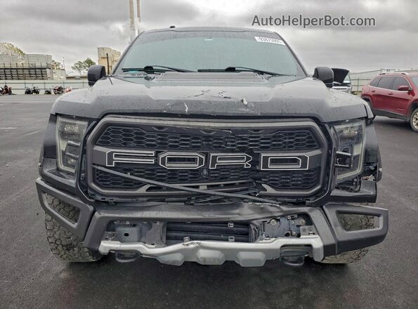 1FTFW1RG2HFC02684 2017 FORD F150 Black Front view