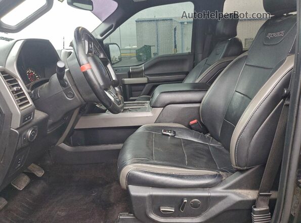 1FTFW1RG2HFC02684 2017 FORD F150 Black Front interior view