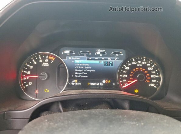 1FTFW1RG2HFC02684 2017 FORD F150 Black Instrument cluster view
