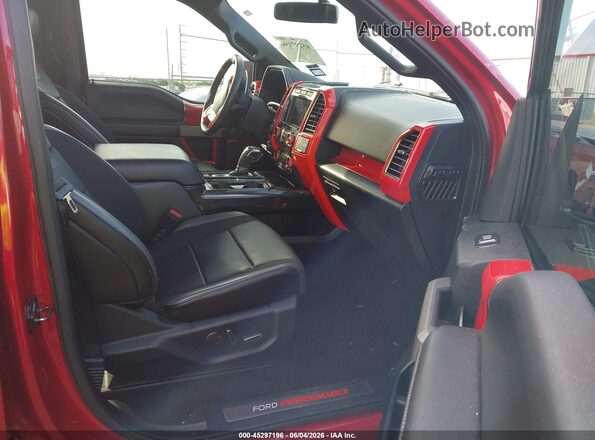 1FTFW1RG2LFB08510 2020 FORD F150 Red Front interior view