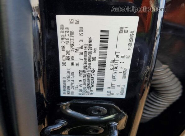 1FTFW1RG2LFC23284 2020 FORD F150 Black 