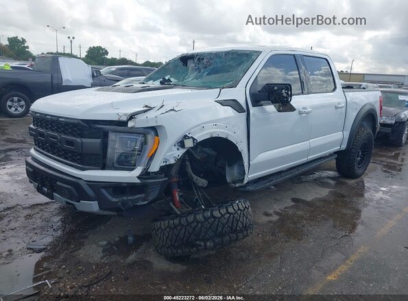 1FTFW1RG2MFC59056 2021 FORD F150 White Передня ліва чверть