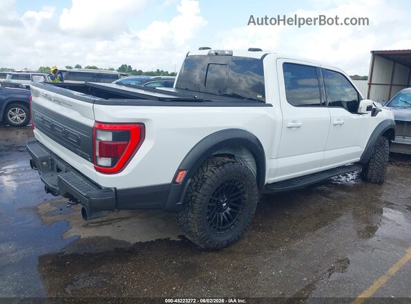 1FTFW1RG2MFC59056 2021 FORD F150 White Задня права чверть