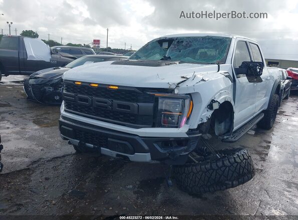 1FTFW1RG2MFC59056 2021 FORD F150 White Вид спереду