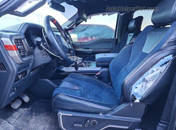 1FTFW1RG2PFA45012 2023 FORD F150 White Widok wnętrza z przodu