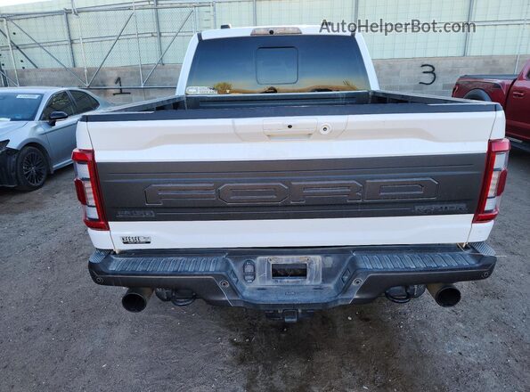 1FTFW1RG2PFA45012 2023 FORD F150 White Widok z tyłu