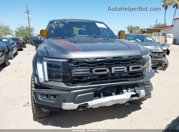 1FTFW1RG2RFB69252 2024 FORD F150 Gray Սալոնի հետևի տեսք
