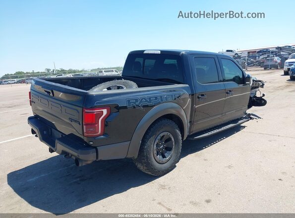 1FTFW1RG3JFA17341 2018 FORD F150 Черный Задняя правая четверть
