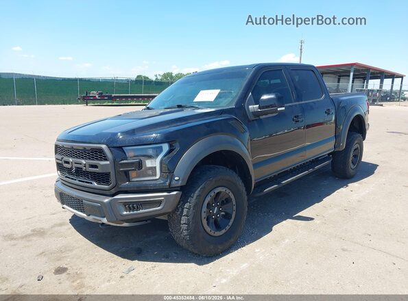 1FTFW1RG3JFA17341 2018 FORD F150 Черный Передняя левая четверть