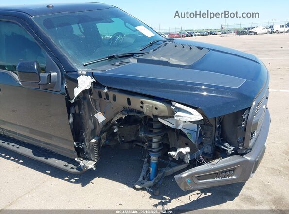 1FTFW1RG3JFA17341 2018 FORD F150 Черный Вид спереди