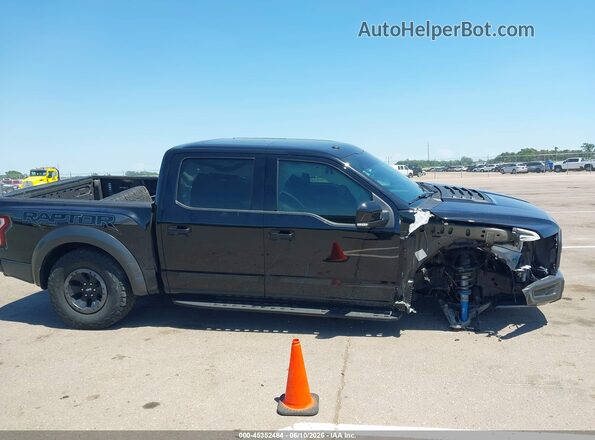 1FTFW1RG3JFA17341 2018 FORD F150 Черный Вид задней части салона