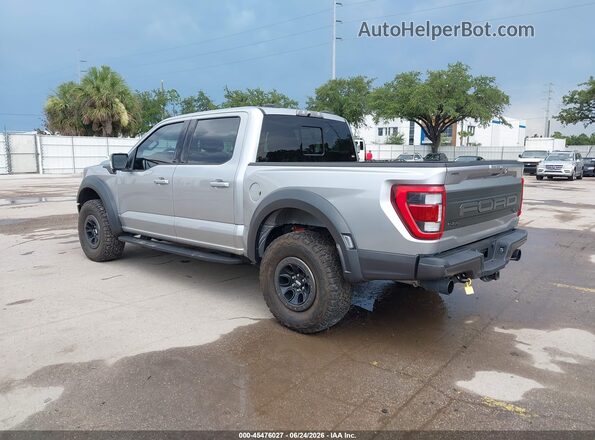 1FTFW1RG3NFB78178 2022 FORD F150 Silver Tył lewy