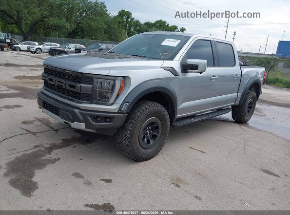 1FTFW1RG3NFB78178 2022 FORD F150 Silver Przód lewy
