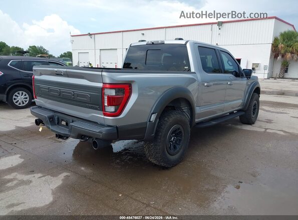 1FTFW1RG3NFB78178 2022 FORD F150 Silver Tył prawy