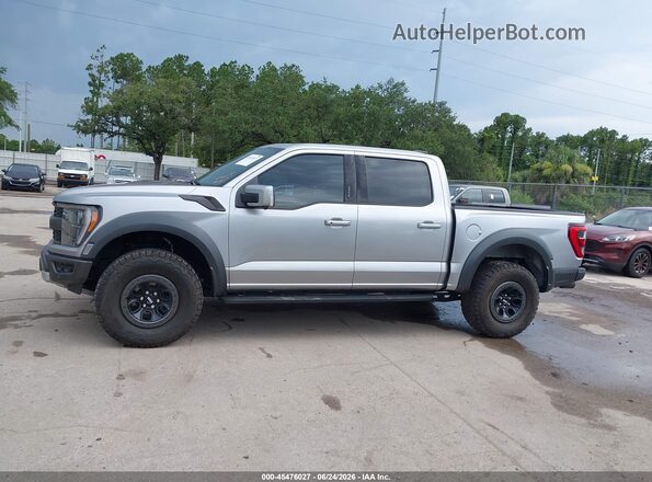 1FTFW1RG3NFB78178 2022 FORD F150 Silver Widok wnętrza 360 stopni