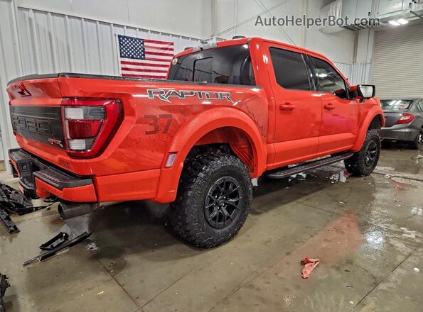 1FTFW1RG3PFC76484 2023 FORD F150 Orange Trasero derecho