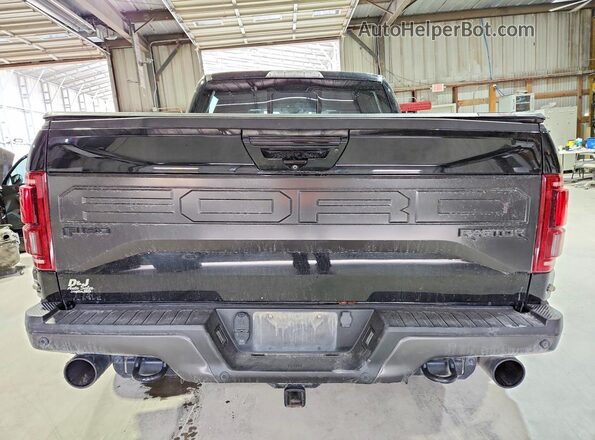1FTFW1RG4JFD12514 2018 FORD F150 Black Rear view