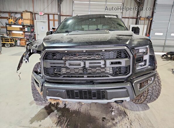 1FTFW1RG4JFD12514 2018 FORD F150 Black Front view